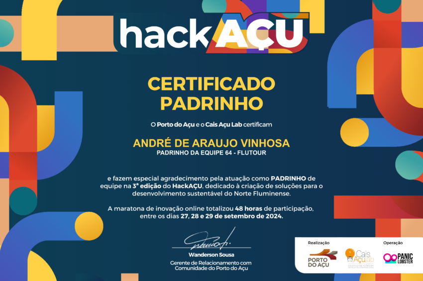 2º Lugar no HackAÇU: Impulsionando o Futuro do Turismo no Norte Fluminense!